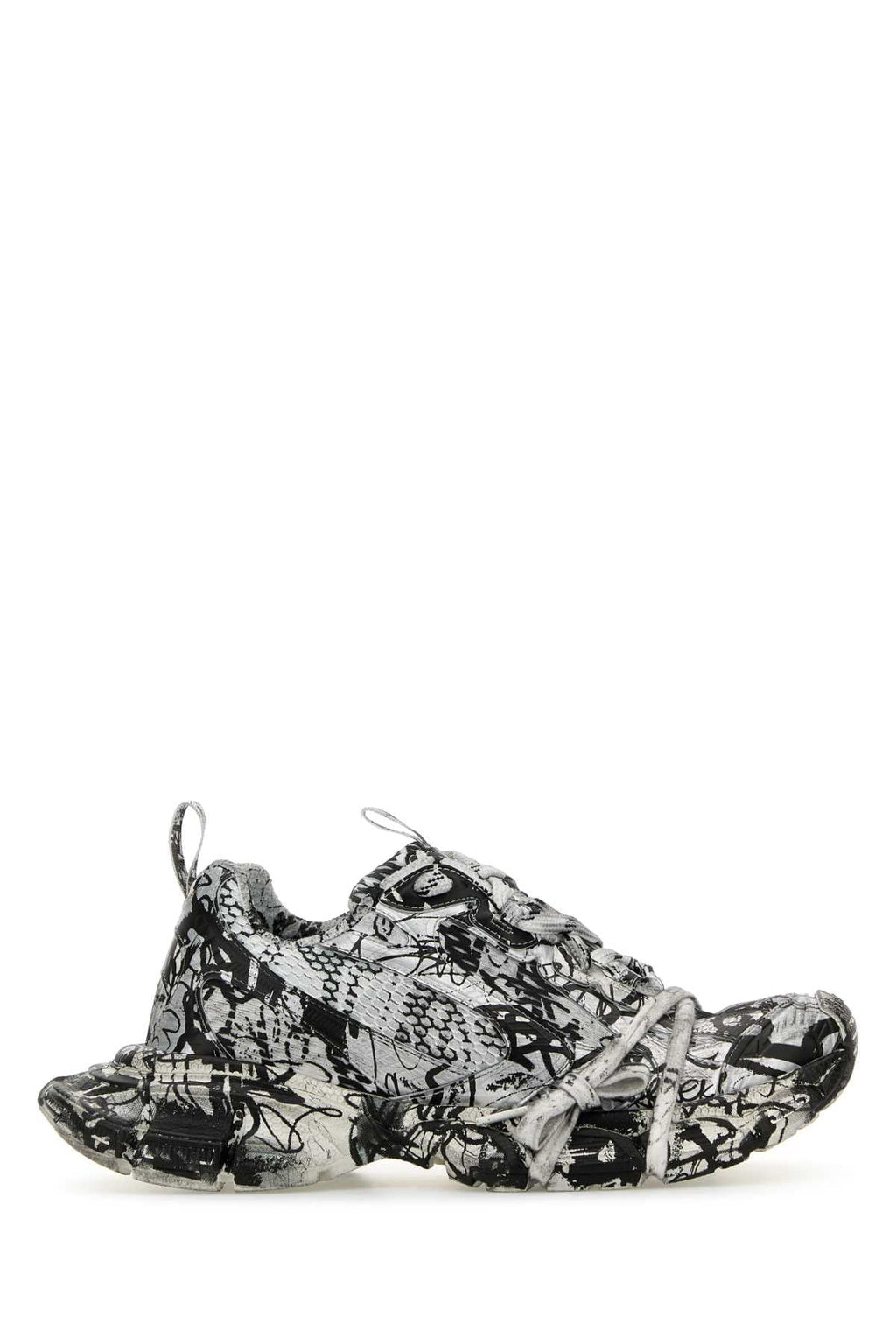 Balenciaga Women Printed Mesh And Rubber 3Xl Sneakers