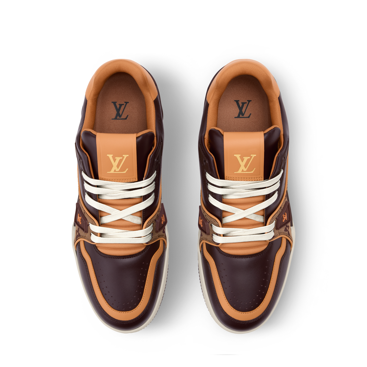 Louis Vuitton LV Trainer Brown Monogram Leather Sneaker